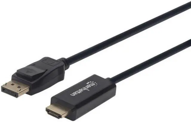 Alt view image 2 of 3 - Manhattan 153201 4K @ 60 Hz DisplayPort to HDMI Cable (6-Foot)