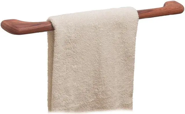 Alt view image 3 of 9 - Whitecap Teak Long Towel Bar - 23
