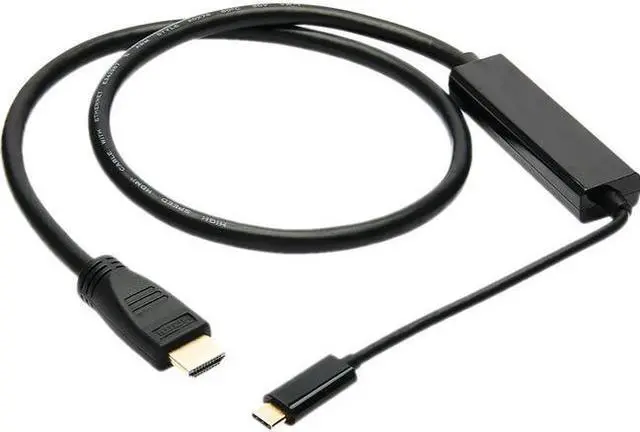 Alt view image 3 of 3 - Tripp Lite USB C to HDMI Adapter Cable USB 3.1 Gen 1 4K M/M USB-C Black 3ft