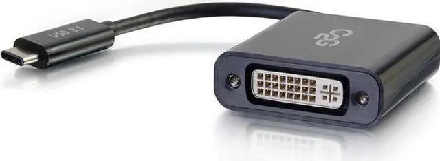 Alt view image 7 of 19 - USB-C TO DVI ADAPTER BLACK*