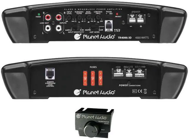 Alt view image 7 of 9 - Planet 4000 Watts Max Power Class D Monoblock Power Amplifier 1-OHM Stable