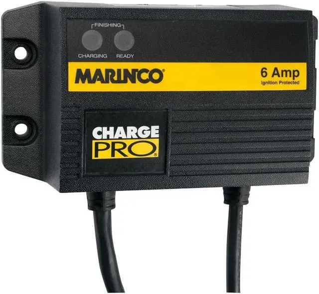 Alt view image 11 of 13 - Marinco 6A On-Board Battery Charger 12V 1 Bank