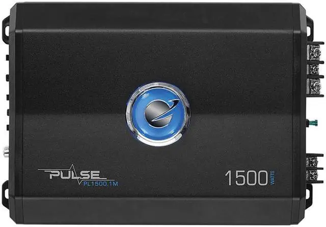 Alt view image 6 of 9 - Planet Audio Pulse 1500W Monoblock Class AB MOSFET Amplifier w/ Remote PL1500.1M