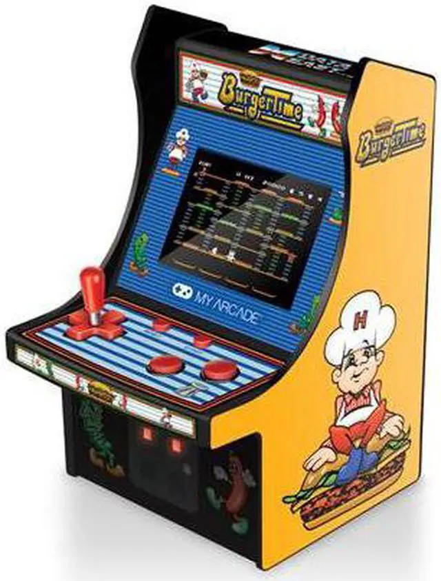 Alt view image 9 of 15 - DREAMGEAR DG-DGUNL-3203 6 RETRO BURGERTIME MICRO ARCADE