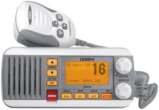 Alt view image 4 of 11 - Uniden Um435 Fived Mount Vhf Radio White
