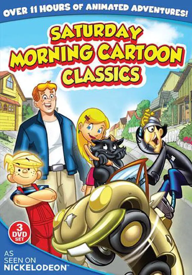 Alt view image 2 of 2 - GAIAM AMERICAS SATURDAY MORNING CARTOON CLASSICS (DVD/3 DISC)-NLA! D05-58348D