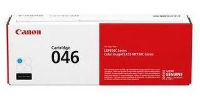 Alt view image 6 of 20 - Canon Genuine Toner, Cartridge 046 Cyan (1249C001), 1 Pack Color imageCLASS MF735Cdw, MF733Cdw, MF731Cdw, LBP654Cdw Laser Printers