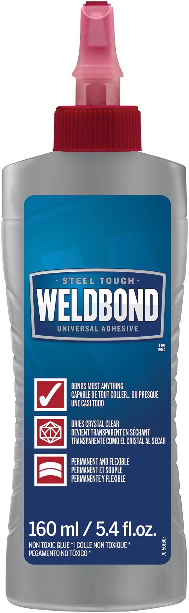 Alt view image 2 of 3 - Weldbond Glue, 5.40 oz. Bottle, White, 1 EA 5.4 oz. White   058951501602