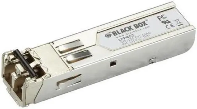 Alt view image 2 of 6 - Black Box SFP 155-Mbps Fiber with Extended Diagnostics 1310-nm Multimode 2 km LC