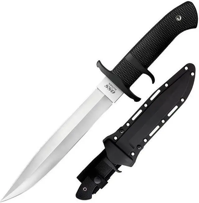 Alt view image 12 of 16 - Cold Steel OSS Fixed Blade 8.25 in Plain Kraton Handle