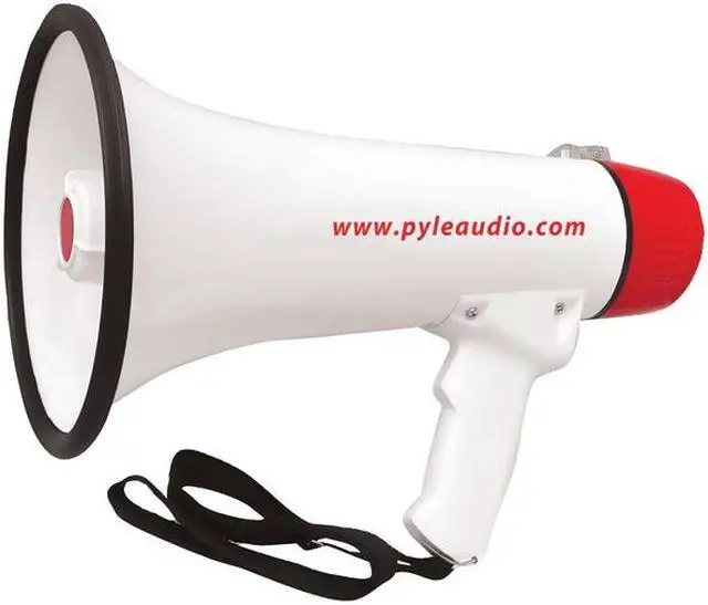 Alt view image 7 of 14 - Pyle Pro 40W Megaphone Aux Input Lithium Battery
