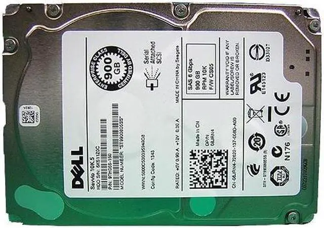 Alt view image 3 of 4 - Dell 8JRN4 - 900GB 2.5" SAS 10K 6Gb/s HS Hard Drive