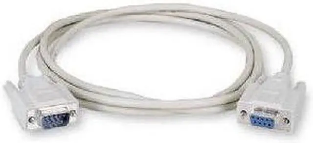 Alt view image 5 of 9 - Black Box BC00230 RS-232 Serial Cable - Shielded, PVC, Molded, DB9 Male/Female with Thumbscrews, 10 ft.