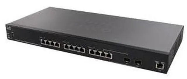 Alt view image 7 of 9 - Cisco - SX350X-12-K9-NA - Cisco SX350X-12 12-Port 10GBase-T Stackable Managed Switch - 12 Ports - Manageable - 2 Layer