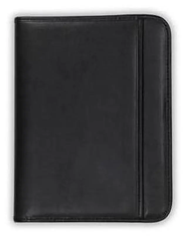 Alt view image 2 of 12 - Samsill Junior Professional Padfolio with Secure Zippered Closure 10.1 Inch Tablet Sleeve and 7 by 10 Inch Notepad Black Junior 70821