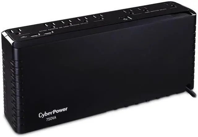 Alt view image 7 of 20 - 750VA Battery Back-Up System - Black