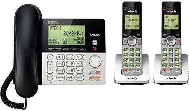 Alt view image 6 of 7 - Vtech 2 Handset Cordless