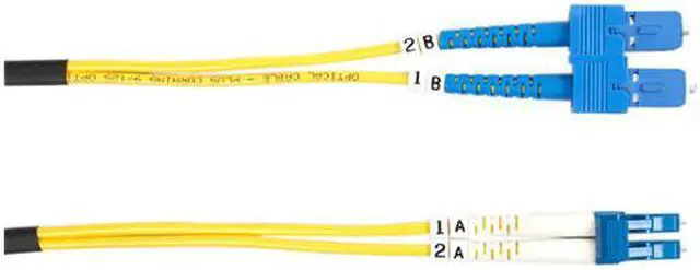 Alt view image 2 of 5 - Black Box Single-Mode Value Line Patch Cable, SC-LC, 1-m (3.2-ft.)