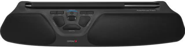 Alt view image 9 of 12 - Contour Design - RM-FREE3-WL - Contour RollerMouse Free3 Mouse - Wireless - Black - USB - 2800 dpi - Scroll Wheel - 8