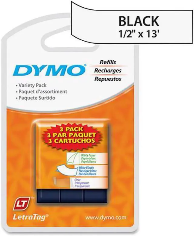 Alt view image 3 of 14 - Dymo Letratag 3-Roll Starter Kit