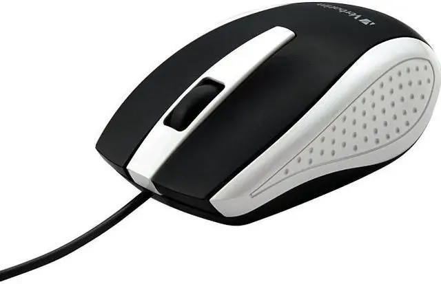 Alt view image 11 of 20 - Verbatim Mouse Optical Corded f/PCs & Macs White/Black 99740
