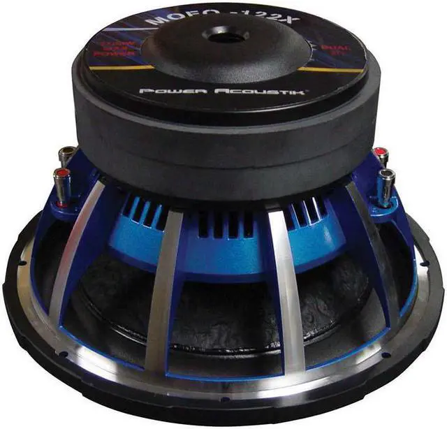 Alt view image 3 of 8 - Power Acoustik MOFO Series 10 Inch 2400 Watt DVC 4 Ohm Car Audio Power Subwoofer