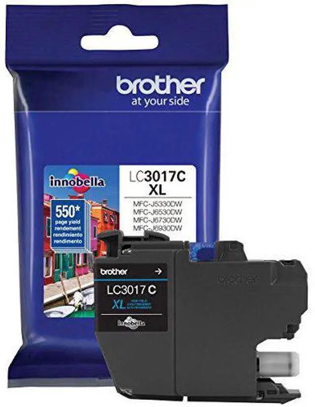Alt view image 10 of 10 - BROTHER INTERNATIONAL LC3017C High Yield Cyan Ink Cartridge