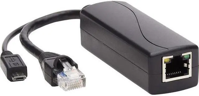 Alt view image 13 of 18 - Tripp Lite NPOE-SPL-G-5VMU PoE to USB Micro-B and RJ45 Active Splitter