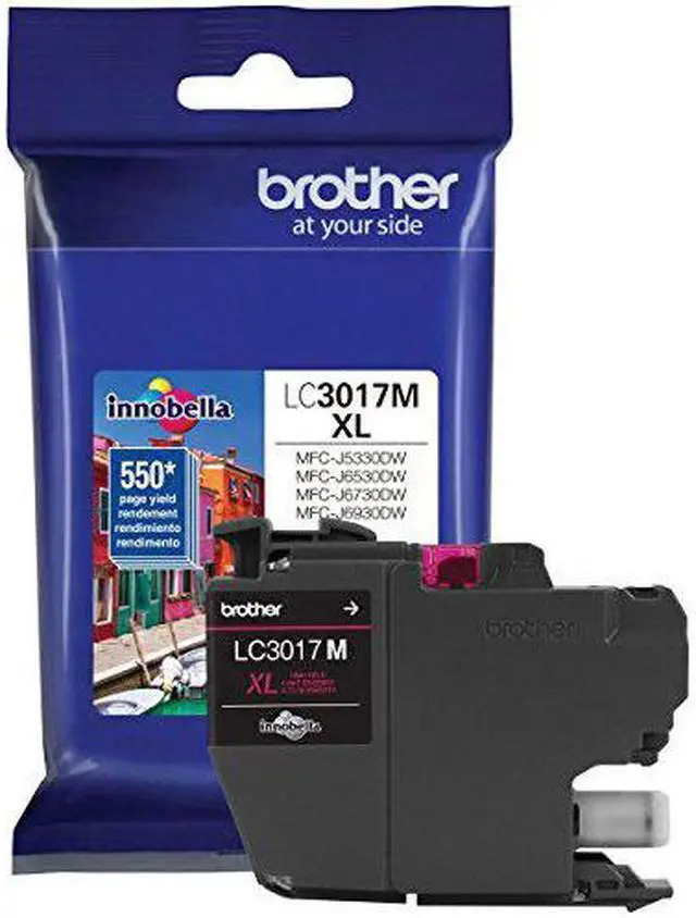 Alt view image 12 of 13 - BROTHER INTERNATIONAL CORPORAT LC3017M HIGH YIELD XL MAGENTA INK CARTRIDGE