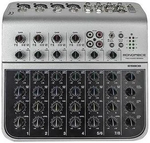 Alt view image 9 of 14 - Monoprice PAR-575 Stage Light (RGBW) | Bright,  8 watt, x 7 LED, aluminum shell, built-in programs for dimming and strobe effect - Stage Right Series