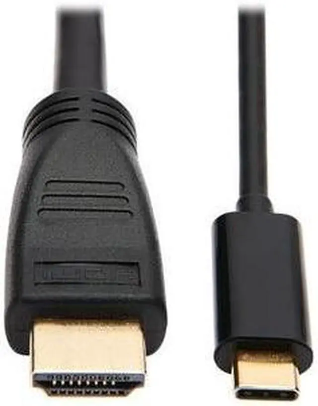 Alt view image 4 of 8 - Tripp Lite USB C to HDMI Adapter Cable USB 3.1 4K@60Hz M/M USB-C Black 15ft
