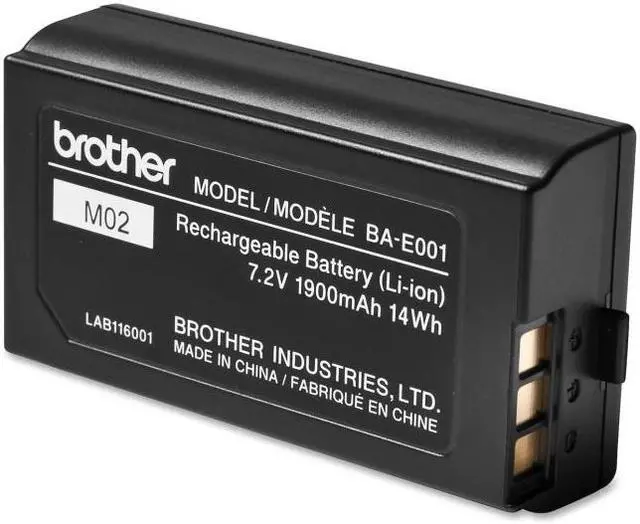 Alt view image 4 of 8 - Brother BA-E001 Handheld Device Battery