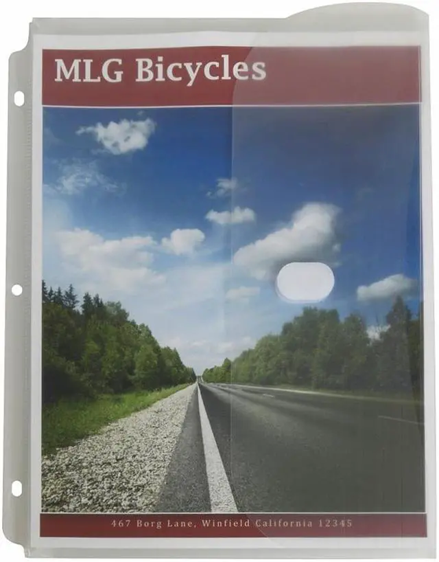 Alt view image 12 of 20 - C-Line Poly Binder Pockets, 11 1/2 X 9 1/4, Clear, 5/Pack 57537