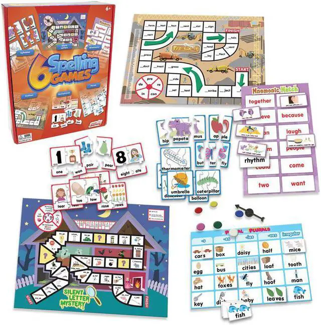 Main image of Junior Learning JRL408 6 Spelling Games