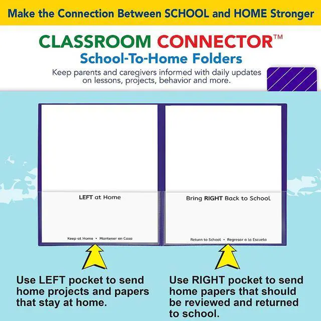 Alt view image 4 of 17 - C-line Pur 25ct Classroom Connector School To Home Folders