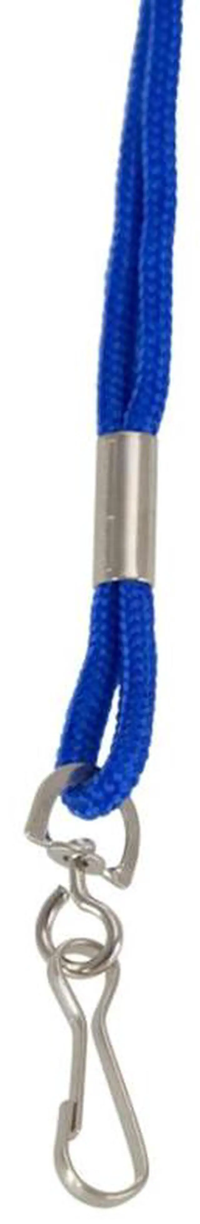 Alt view image 11 of 19 - Baumgartens Standard Lanyard With Hook 36" L Nylon Blue 68903