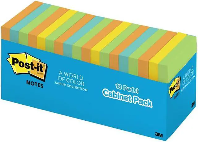 Alt view image 7 of 20 - Post-It Notes Note,3x3,18pad Cab,Brites 65418BRCP