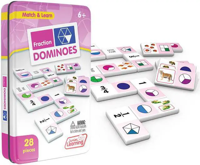 Main image of JUNIOR LEARNING FRACTIONS DOMINOES