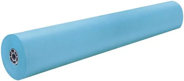 Alt view image 2 of 6 - Pacon Corporation PAC63150 Kraft Paper- Lightweight- 36in.x1000ft.- Sky Blue