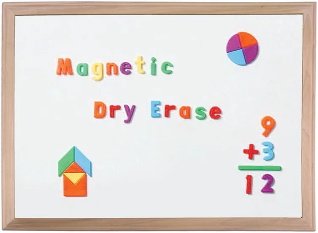 Alt view image 3 of 6 - Wood Magnetic Dryerase Board 24x36 Framed