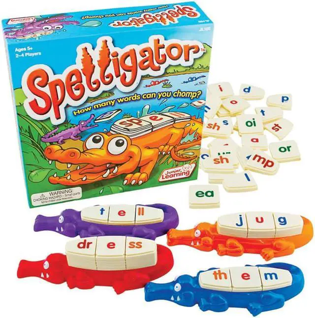 Alt view image 3 of 10 - JUNIOR LEARNING SPELLIGATOR GAME