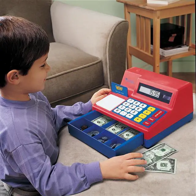 Alt view image 20 of 20 - Learning Resources Pretend & Play Calculator Cash Register