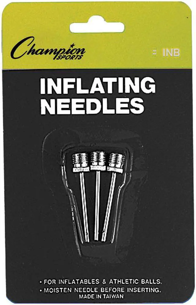 Alt view image 5 of 7 - Nickel-Plated Inflating Needles for Electric Inflating Pump, 3/Pack INB