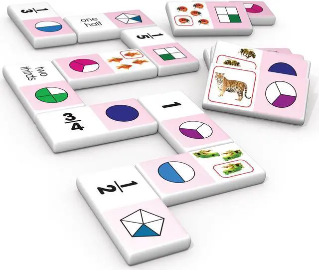 Alt view image 2 of 3 - JUNIOR LEARNING FRACTIONS DOMINOES