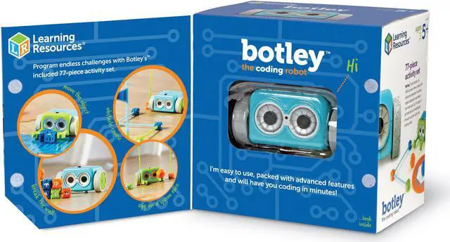 Alt view image 6 of 18 - Learning Resources Activity Set Coding Robot 9"Wx9"Lx6-1/5"H Multi LER2935