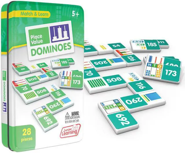 Main image of JUNIOR LEARNING (2 EA) PLACE VALUE DOMINOES