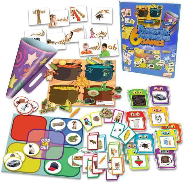 Main image of JUNIOR LEARNING 6 PHONEMIC AWARENESS GAMES