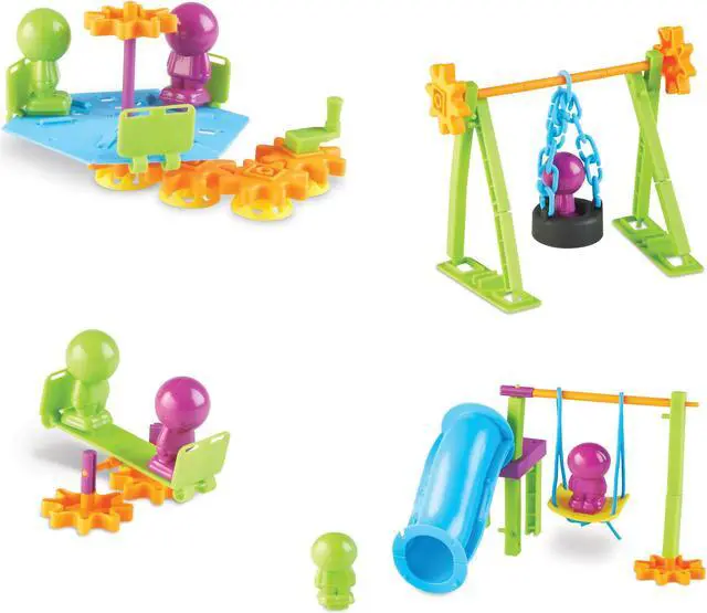 Alt view image 3 of 12 - Learning Resources Playground Building Set 10-1/10"Wx13-9/10"Lx3-1/10"H Multi LER2842