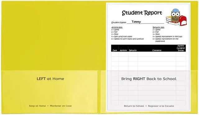 Alt view image 8 of 20 - C-Line Classroom Connector Folders 9"x11-3/4" 25/BX Yellow 32006
