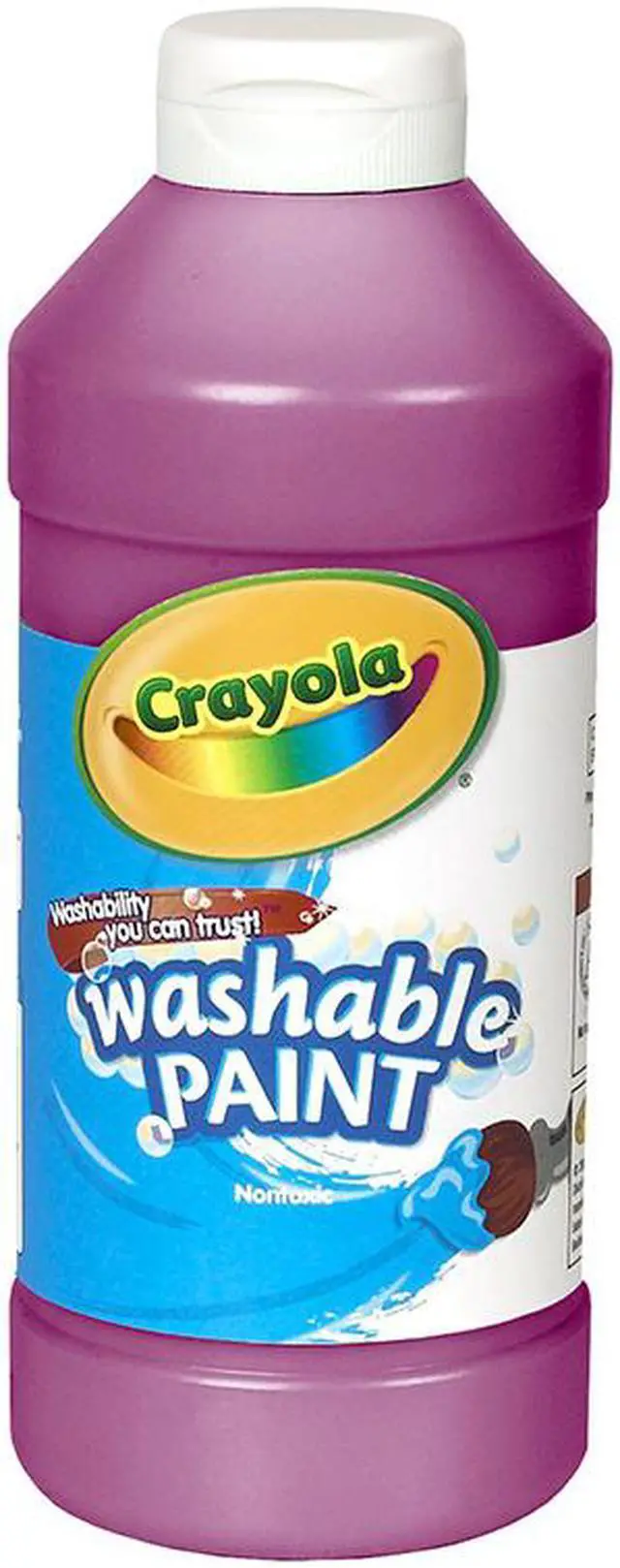 Alt view image 3 of 6 - Crayola Washable Paint, Squeeze Bottle, 16oz., Magenta CYO542016069